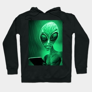 Alien Mars Invasion Sci-fi Space Planet X Hoodie